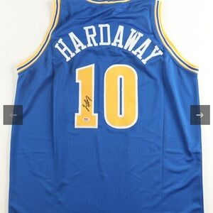 Mitchell & Ness Tim Hardaway #10 Blue Basketball Jersey